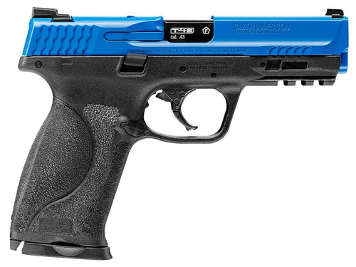 Umarex - Smith&Wesson M&P9 M2.0 T4E LE RAM Gummigeschoss Pistole cal. .43 - Black / Blue - 2.4749