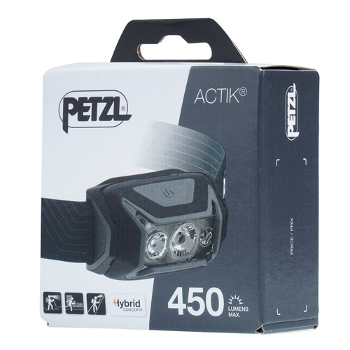 Petzl - Actik LED-Kopflampe - 450 lm - Grau - E063AA00