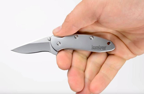 Kershaw - Chive 1600 Taktisches Messer - 420HC - Silber - 1600