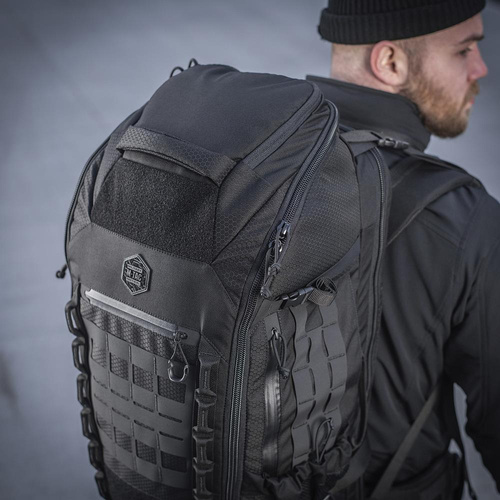 M-Tac - Militärrucksack Elite Hex - Groß - Schwarz - 10217002