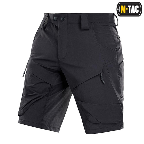 M-Tac - Taktische Shorts Rubicon Flex - 4-Way Stretch - YKK - Schwarz - 20070002