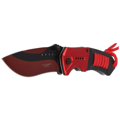 Herbertz Solingen - Messer Rot Drop Point 90 mm - 585012