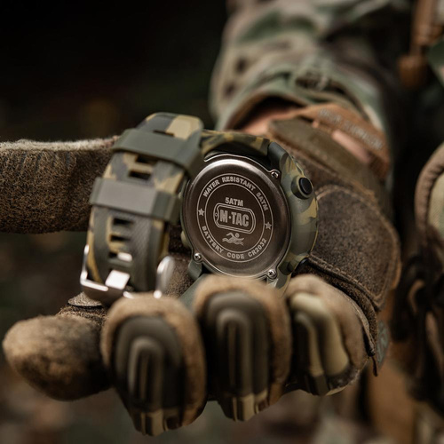 M-Tac - Taktische Uhr mit Kompass 2095 - Camo - 50009030