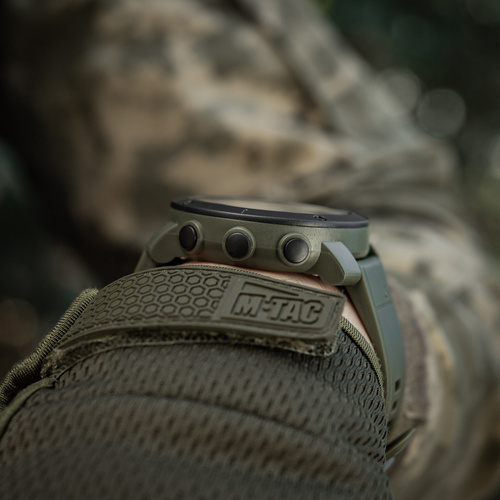 M-Tac - Taktische Uhr mit Kompass 2095 - Grün - 50009001