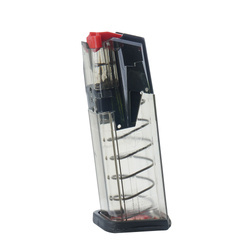 ETS - Omega Series Magazin für Glock 19/26/49 - 9x19 mm - 15 Patronen - Klar - OMG-GLK-19