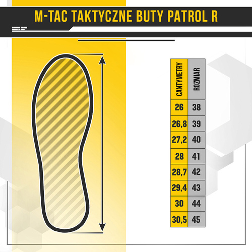 M-Tac - Patrol R Taktische Stiefel - Leder - Olive - 30203901