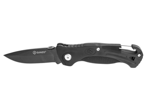 Ganzo - EDC-Klappmesser - 440 - Schwarz - G611-BK