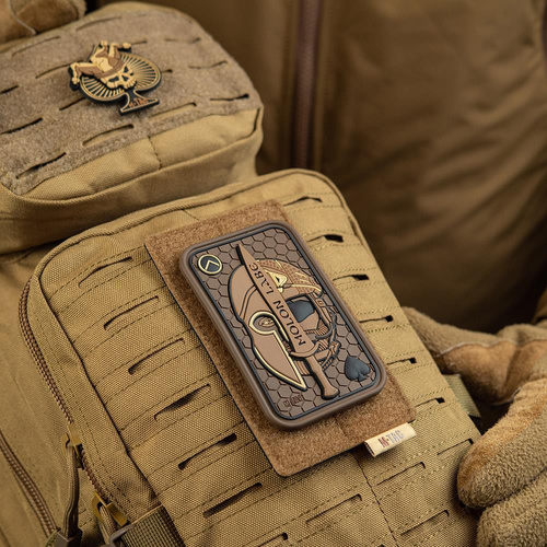 M-Tac - Moralabzeichen - Molon Labe Ace Jacquard - Coyote / PVC - 51127005