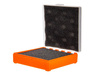 Megaline - Transportbox - 11x11x3,5 cm - Orange-transparent - 607/0002OT