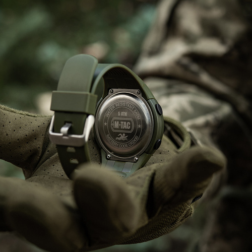 M-Tac - Taktische Uhr 2166 - LED - 5 ATM - Grün - 50008001