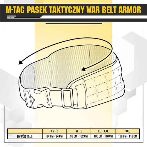 M-Tac - Taktischer Gürtel War Belt Armor - Ranger Green - 10037823