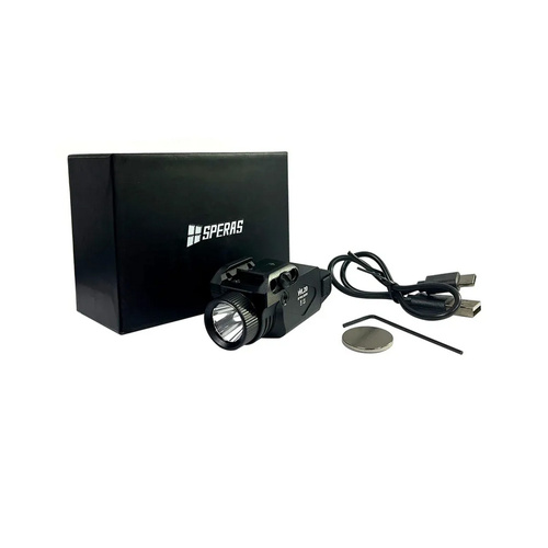 Speras - LED-Taschenlampe für Taktische Waffen - 500 Lumen - Schwarz - WL20
