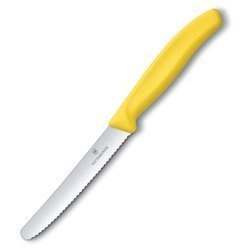 Victorinox - Küchenmesser Swiss Classic - Gezahnt - Gelb - 6.7836.L118