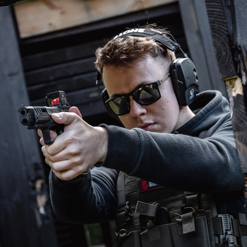 Vortex Optik - Rotes Zielvisier Defender ST Solar - 3 MOA - Schwarz - DFST-MRD3-E