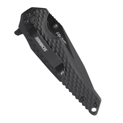 Schrade - Fanatic Folder EDC-Messer - Schwarz - 1182621