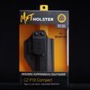 MFT - IWB Innenholster für CZ P-10 Compact Pistole - Schwarz - HCZP10CAIWBA