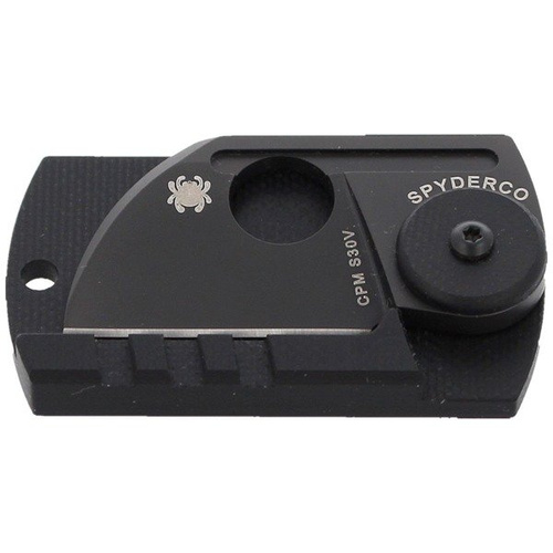 Spyderco - Dog Tag Folder CF/G-10 Laminat Schwarz Messer - C188CFBBKP