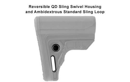 UTG - Hinterschaft für AR 15 Pro Ops Ready S4 - Mil-Spec - Mit Wangenauflage - Schwarz - RBUS4BMS