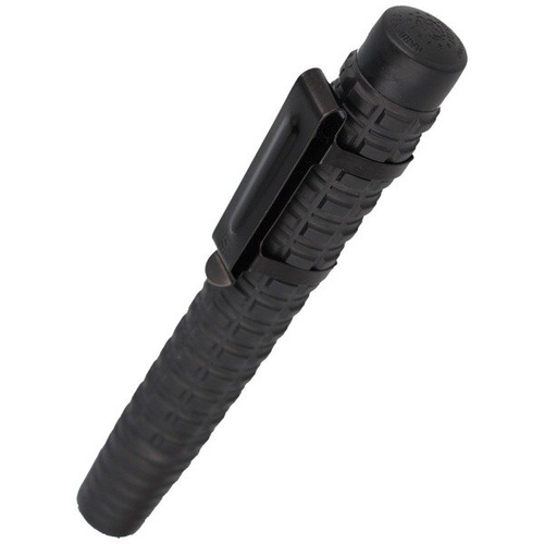 ESP - Gehärteter erweiterbarer Schlagstock mit Clip - 21" - Extra Grip Griff - Schwarz - EXB-21H BLK BC-01