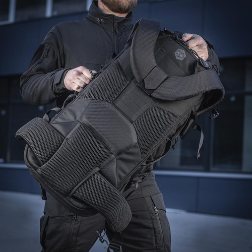M-Tac - Militärrucksack Elite Hex - Groß - Schwarz - 10217002