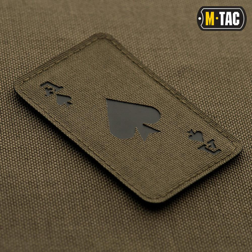 M-Tac - Militär-Patch Ace of Spades - Cordura 500D - Ranger Green / Schwarz - 51109232