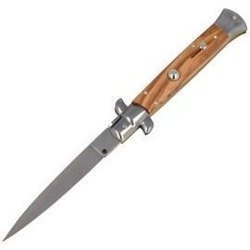 Frank Beltrame - Stiletto Switchblade Messer Bayonet - Dunkles Olivenholz - 23cm - FB 23/94