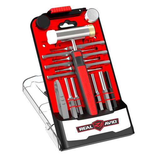 Real Avid - Accu-Punch Set mit Hammer - 17-teilig - Stahl - AVHPS