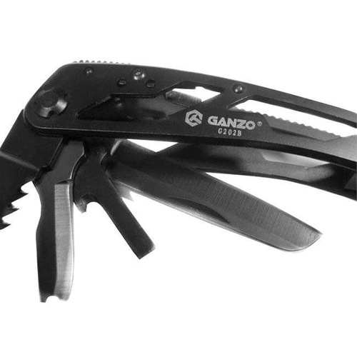 Ganzo - Multitool mit einem Satz Bits - 14 Werkzeuge - G202-B