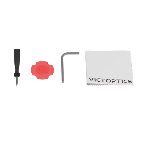 VictOptics - Offener Kollimator SRD 1x23x33 mit Four-Reticle - Picatinny QD - Schwarz - RDSL36