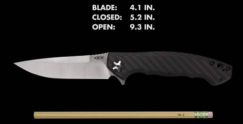 Zero Tolerance- Klappmesser ZT Sinkevich 0452CF - CPM-S35VN - Schwarz - 0452CF