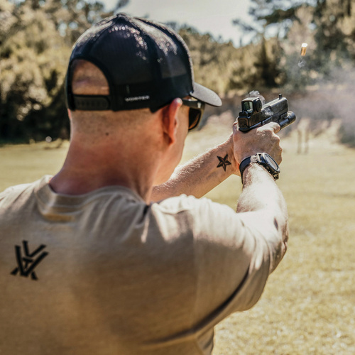 Vortex Optik - Rotes Zielvisier Defender ST Solar - 3 MOA - Schwarz - DFST-MRD3-E