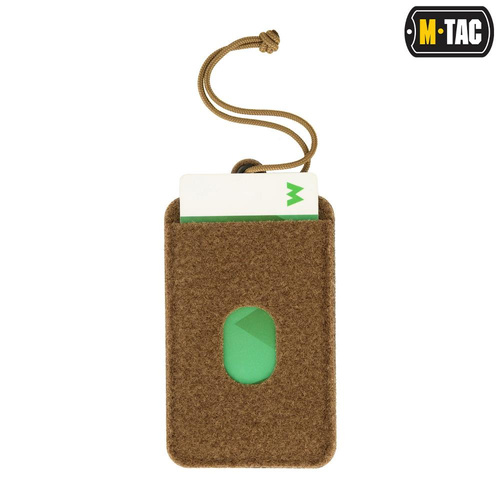 M-Tac - Patch Panel mit ID-Kartentasche mit Lanyard - Coyote - 10118005