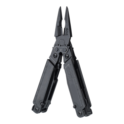 SOG - Multitool PowerAccess PA3002-CP - Edelstahl - 21 Werkzeuge + Bit-Set - Schwarz - PA3002-CP