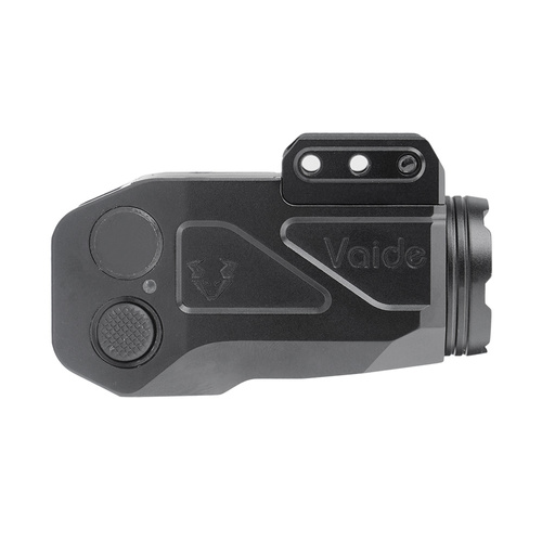 Vaide - Taktische LED Taschenlampenwaffe mit Laser Compact Scrapper Combo - 500 Lumen - Schwarz - VAPLL-R01