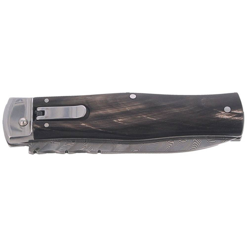 Mikov - Federmesser Predator Damascus Wildcat Buffalo Horn 241-DR-1/KP - PMC 27 - Schwarz - 129627