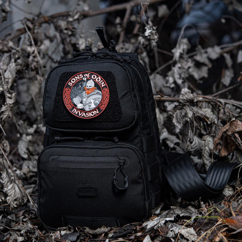 M-Tac - 3D PVC Aufnäher Sons of Odin - Schwarz/Rot - 51137233