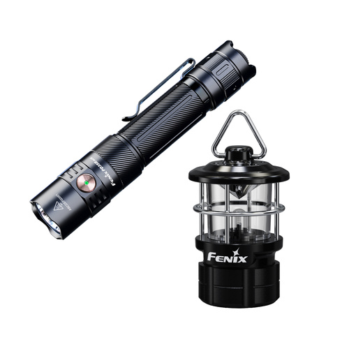 Fenix – LED-Taschenlampe PD35R ACE + Mini-Taschenlampe CL01 – 2000 lm – Schwarz – PD35R ACE+CL01 black