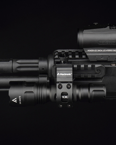 Mactronic - Gewehr-Taschenlampenhalterung - Picatinny - Aluminium - Schwarz - RHH0061