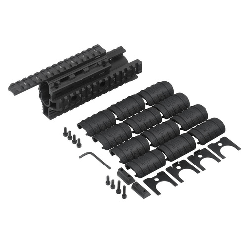 UTG - AK47 Handschutz mit Picatinny-Schienen - Aluminium - Schwarz - MTU009