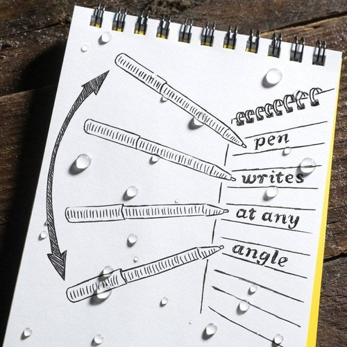 Rite in the Rain - blaue Tinte taktischen Clicker Pen - Nº 97B