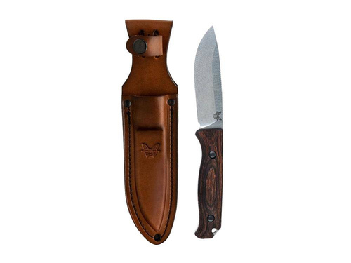 Benchmade - Saddle Mountain Skinner Jagdmesser - CPM-S30V - Drop Point - Lederscheide - 15002