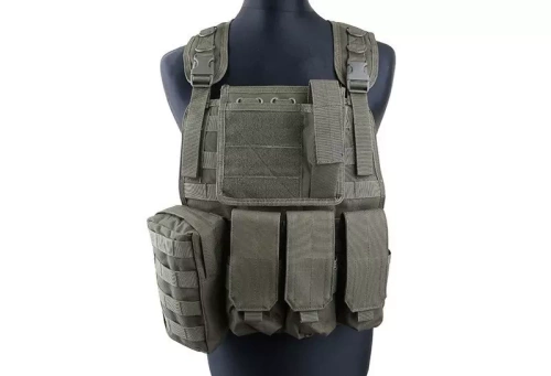 GFC Tactical - Taktische Plattenträgerweste MBSS - Nylon - Olive - GFT-18-001014