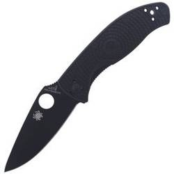 Spyderco – Tenacious FRN Taktisches Klappmesser – Schwarz – C122PBBK