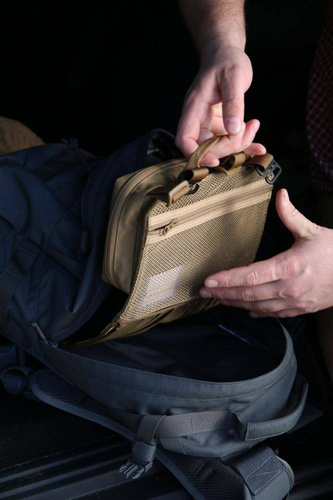 Helikon - Klettverschluss-Paneel Einsatz MOLLE Adapter 2 - Cordura - Coyote - IN-MA2-CD-11