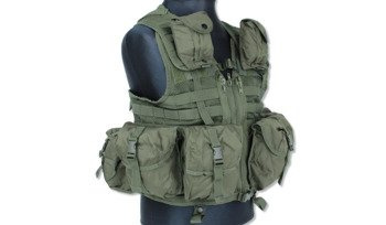 Mil-Tec - Modular Vest Reactor - Olive Drab - MOLLE/PALS - 10712101