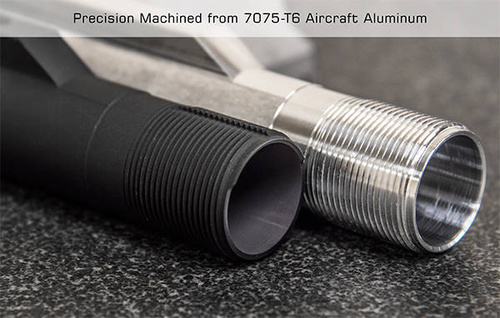 UTG - AR15 Empfänger-Verlängerungsrohr mit 6 Positionen - Schwarz - Mil-Spec - TLU001MS