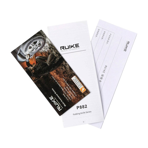 Ruike - EDC Klappmesser P882-B - 12C27 - Schwarz - P882-B