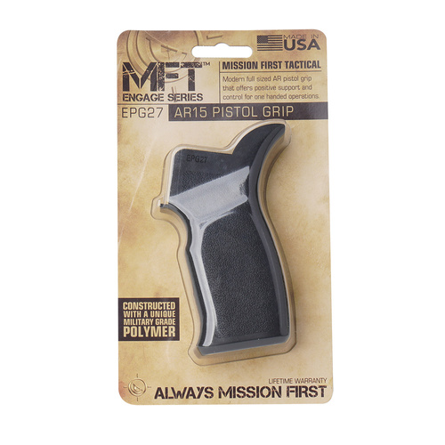 MFT - Engage AR15 / M16 Enhanced Full Size Pistolengriff - Schwarz - EPG27-BL