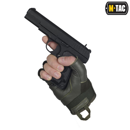 M-Tac - Assault Tactical Mk.4 Fingerlose Handschuhe - Olivgrün - 90214001