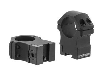 Leapers - Zweiteilige Montage UTG POI 1"/11 - 25.4mm - Hoch - Schwarz - RDU012520